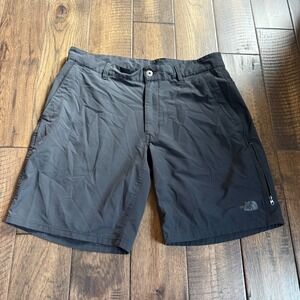 The North Face Mens Black Hiking Shorts Size 34 Stretch Technical Cargo Trail